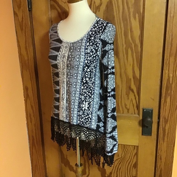 Vintage Havana boho lace trimmed top - Picture 8 of 9